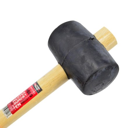 AWTOOLS MŁOTEK GUMOWY TRZON DREWNO 340g AWTOOLS MŁOTEK GUMOWY TRZON DREWNO 340g