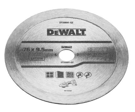 DEWALT TARCZA DIAM.PEŁ. 76mm x9,6mm DO DCS438 DEWALT TARCZA DIAM.PEŁ. 76mm x9,6mm DO DCS438