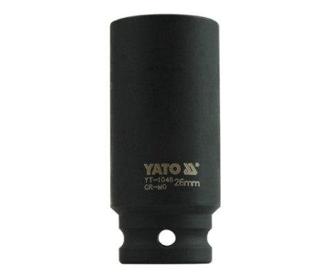 YATO NASADKA UDAROWA 6-KĄTNA 1/2" DŁUGA 26mm YATO NASADKA UDAROWA 6-KĄTNA 1/2" DŁUGA 26mm
