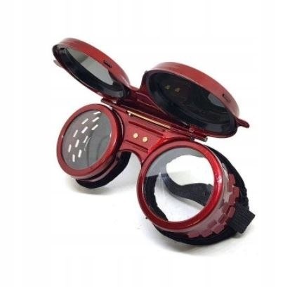 GOGLE OKULARY SPAWALNICZE IREWO UCHYLNE ramka metalowa szkło 50MM DIN5 GOGLE OKULARY SPAWALNICZE IREWO UCHYLNE ramka metalowa szkło 50MM DIN5