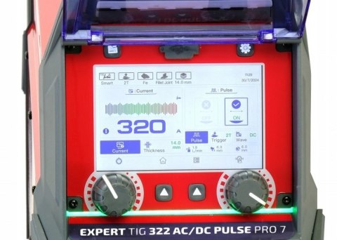 SPAWARKA ALU 400V 320A 60% EXPERT TIG 322 AC/DC PULSE LCD Pro7 IDEAL SPAWARKA ALU 400V 320A 60% EXPERT TIG 322 AC/DC PULSE LCD Pro7 IDEAL