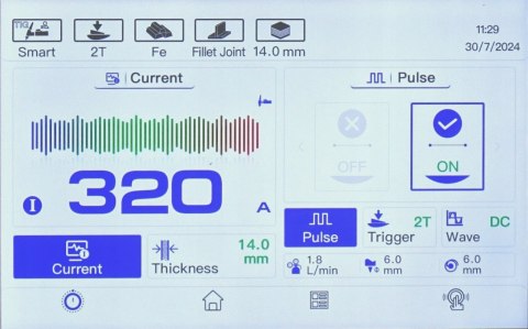 SPAWARKA ALU 400V 320A 60% EXPERT TIG 322 AC/DC PULSE LCD Pro7 IDEAL SPAWARKA ALU 400V 320A 60% EXPERT TIG 322 AC/DC PULSE LCD Pro7 IDEAL