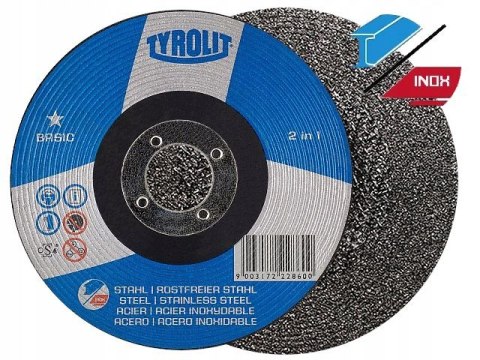 Tarcza do szlifowania stali Tyrolit 222860 125 x 6 x 22,23 mm