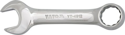 YATO KLUCZ PŁASKO-OCZKOWY KRÓTKI 12mm 4905 YATO KLUCZ PŁASKO-OCZKOWY KRÓTKI 12mm 4905