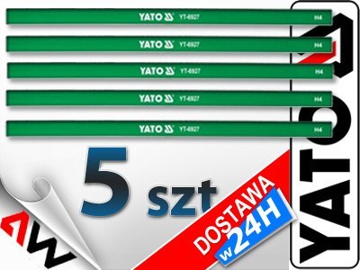 YATO OŁÓWEK MURARSKI ZIELONY 245mm (144szt.) 6927 YATO OŁÓWEK MURARSKI ZIELONY 245mm (144szt.) 6927