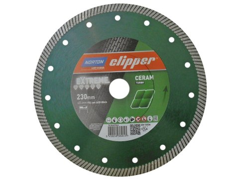 NORTON TARCZA D.TURBO 230mm CLIPPER EXTREME CERAM NORTON TARCZA D.TURBO 230mm CLIPPER EXTREME CERAM