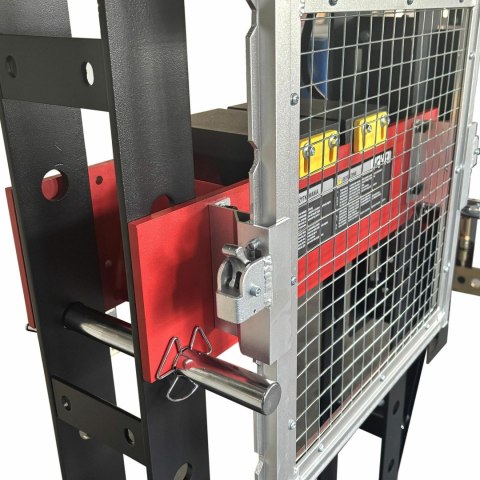 AWTOOLS PRASA HYDRAULICZNO-PNEUMATYCZNA Z MANOMETREM 50T PROFESIONALNA Z OSŁONĄ BLACK LINE AWTOOLS PRASA HYDRAULICZNO-PNEUMATYCZNA Z MANOMETREM 50T PROFESIONALNA Z OSŁONĄ BLACK LINE
