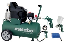 METABO KOMPRESOR BASIC 250-24 W + LPZ 4 230V 24L 8BAR 110L/MIN OLEJOWY