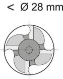 Frez do obrobki zgrubnej ,krotki DIN844 HSSE-PM FIRE,typ NRf 16mm GÜHRING Frez do obrobki zgrubnej ,krotki DIN844 HSSE-PM FIRE,typ NRf 16mm GÜHRING