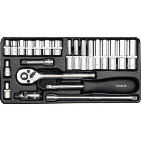 YATO ZESTAW KLUCZY 1/4" 23 elem. 14421 YATO ZESTAW KLUCZY 1/4" 23 elem. 14421