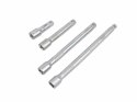 AWTOOLS ZESTAW PRZEDŁUŻEK 1/2" 4cz. 75mm, 125mm, 200mm, 250mm BLACK LINE