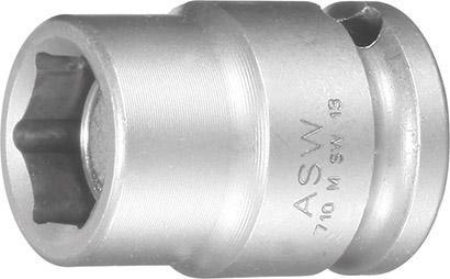 Udarowa koncowka wymiennaklucza nasadowego, z magnesem 3/8" 13mm ASW Udarowa koncowka wymiennaklucza nasadowego, z magnesem 3/8" 13mm ASW