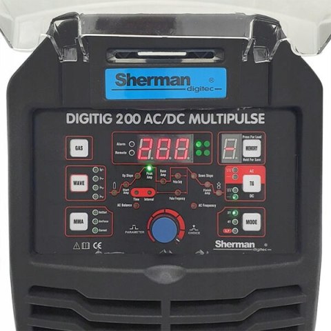 Spawarka TIG DIGITIG 200 AC/DC MULTIPULSE Sherman