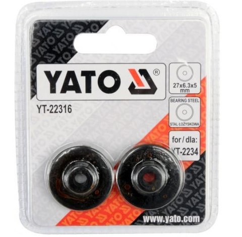 YATO KÓŁKO DO OBCINAKA DO RUR 27x6,3x5mm 2szt. (do 2234) 22313 YATO KÓŁKO DO OBCINAKA DO RUR 27x6,3x5mm 2szt. (do 2234) 22313