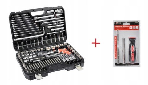 YATO ZESTAW KLUCZY 1/4" , 3/8" , 1/2" 128 elem. 38872 YATO ZESTAW KLUCZY 1/4" , 3/8" , 1/2" 128 elem. 38872