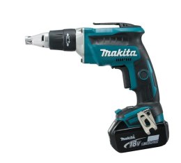 MAKITA WKRĘTARKA DO PŁYT KARTONOWO - GIPSOWYCH 18V 2 x 3,0Ah LI-ION DFS452RFE