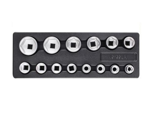 YATO ZESTAW KLUCZY NASADOWYCH 3/4" 14 elem. (19 - 55mm) WKŁAD DO SZAFKI YT-55457 YATO ZESTAW KLUCZY NASADOWYCH 3/4" 14 elem. (19 - 55mm) WKŁAD DO SZAFKI YT-55457