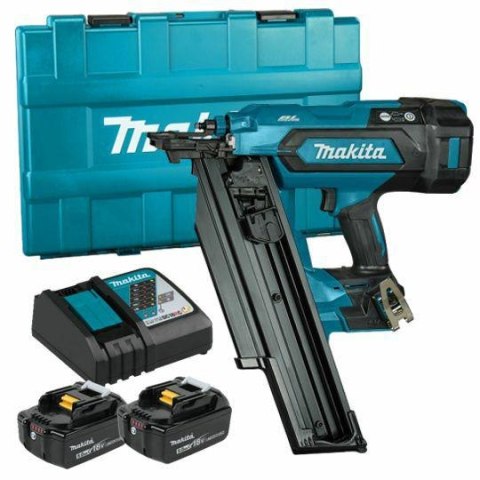 MAKITA GWOŹDZIARKA 18V DBN901RTE 20-22° 50-90mm 2x5,0Ah