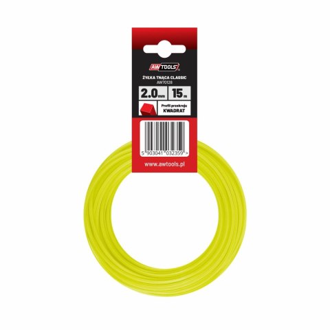 AWTOOLS ŻYŁKA TNĄCA 2,4x10m / KWADRAT AWTOOLS ŻYŁKA TNĄCA 2,4x10m / KWADRAT