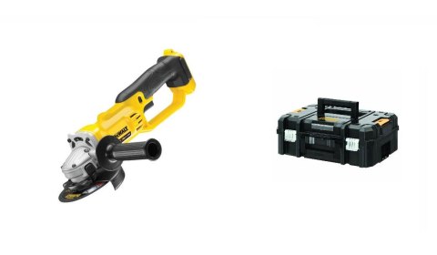 DEWALT SZLIFIERKA KĄTOWA 18V LI-ION 125mm BEZ AKUMULATORÓW I ŁADOWARKI WALIZKA TSTAK DCG412NT DEWALT SZLIFIERKA KĄTOWA 18V LI-ION 125mm BEZ AKUMULATORÓW I ŁADOWARKI WALIZKA TSTAK DCG412NT