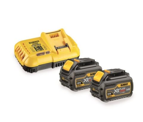 DEWALT ZESTAW XR FLEXVOLT ŁADOWARKA DCB118 + 2 x AKUMULATOR 6,0Ah DEWALT ZESTAW XR FLEXVOLT ŁADOWARKA DCB118 + 2 x AKUMULATOR 6,0Ah