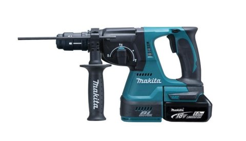 MAKITA MŁOT WIERCĄCO-KUJĄCY SDS-PLUS 18V 2J 2 x 5,0Ah BLDC + DODATKOWY UCHWYT DHR243RTJ MAKITA MŁOT WIERCĄCO-KUJĄCY SDS-PLUS 18V 2J 2 x 5,0Ah BLDC + DODATKOWY UCHWYT DHR243RTJ